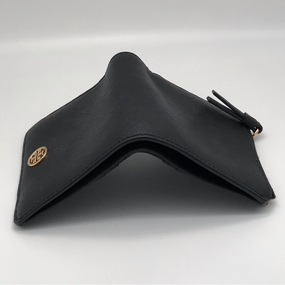 EUC TORY BURCH ROBINSON BLACK WALLET - Picture 5 of 16